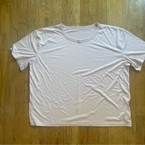 Muji light weight pastel pink tshirt Sz Extra Large